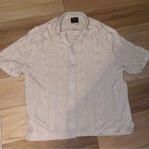 Abercrombie & Fitch Men’s Sweater Camp Collar Button up